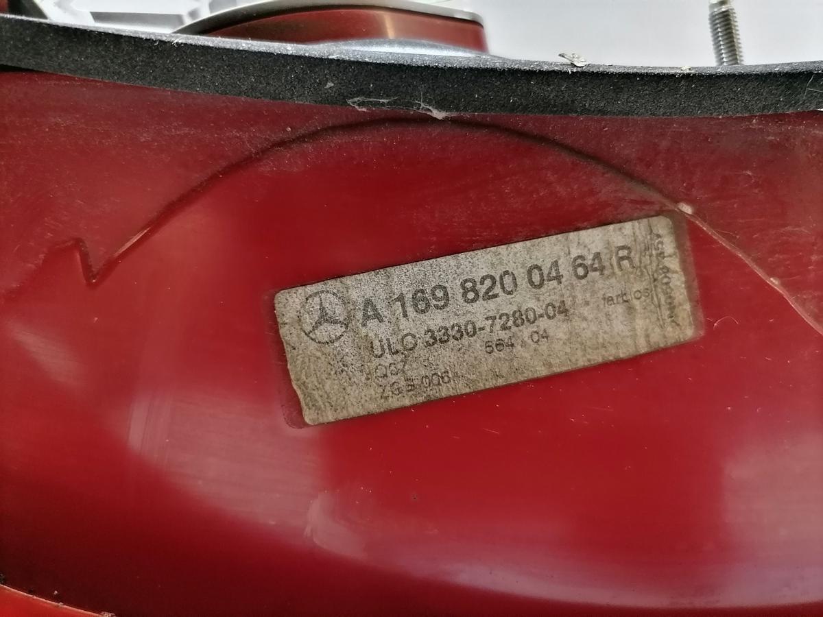 Mercedes Benz A Klasse W169 original R&uuml;cklicht R&uuml;ckleuchte rechts BJ08